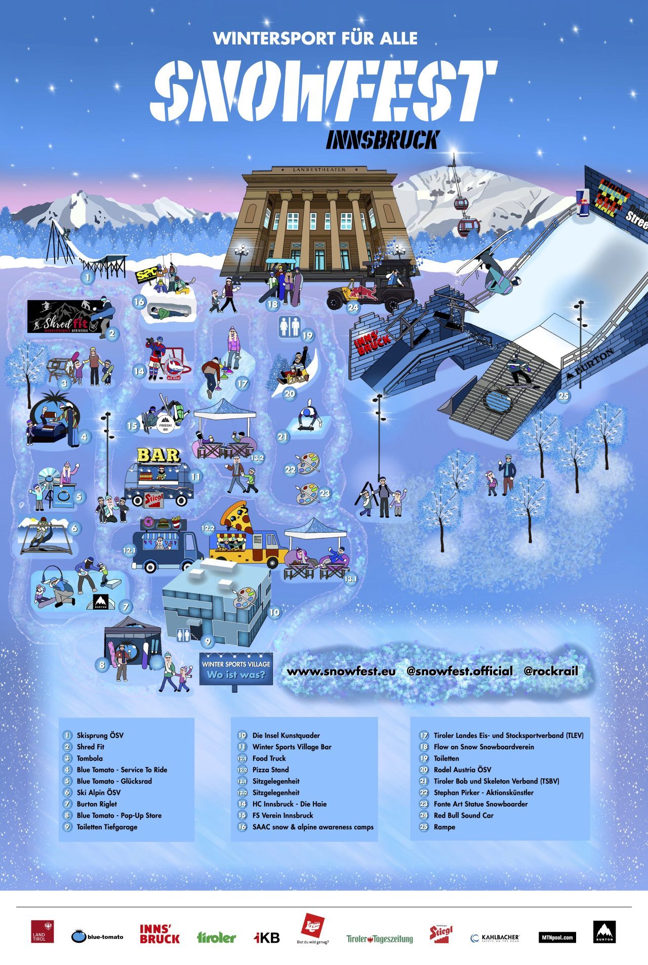 Winter Sports Village – Lageplan
