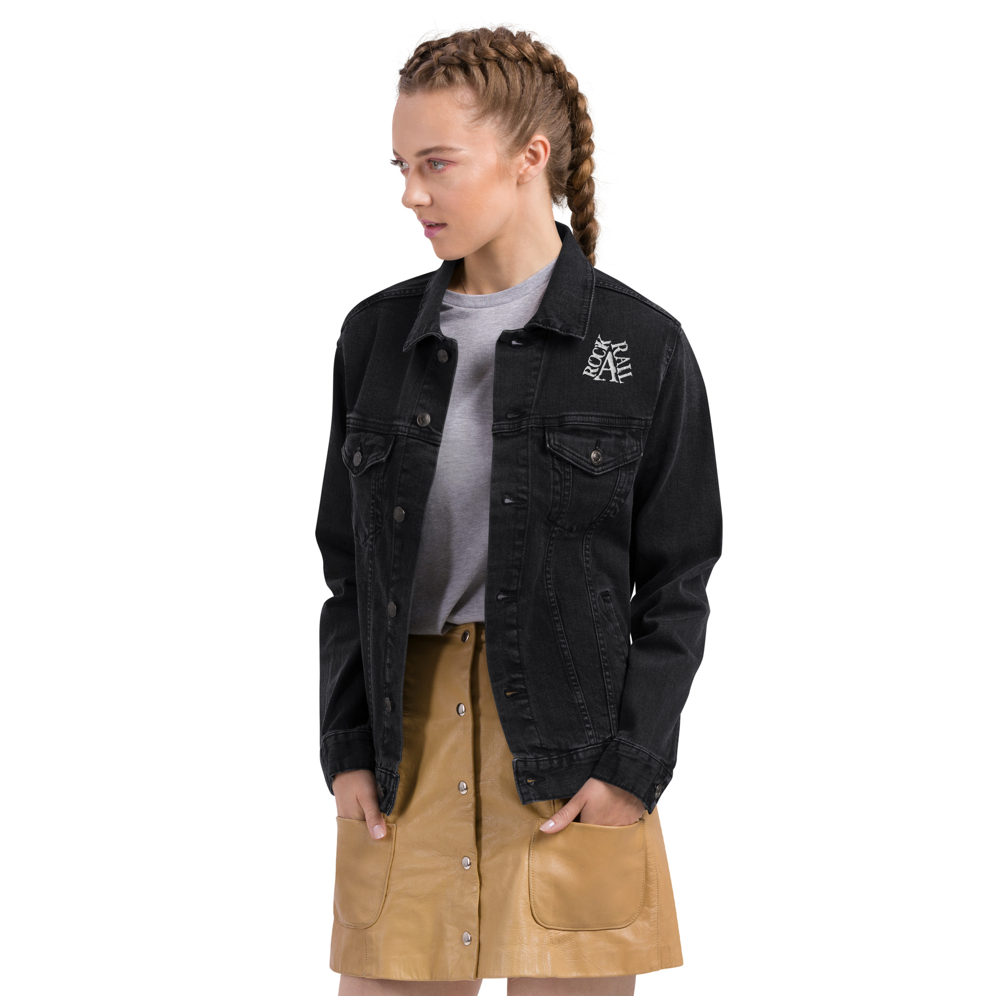 Rock A Rail Unisex denim jacket